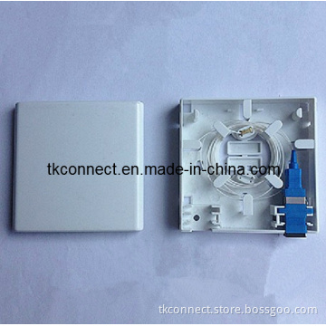 FTTH 86 Type 2 Port Optical Fiber Faceplate